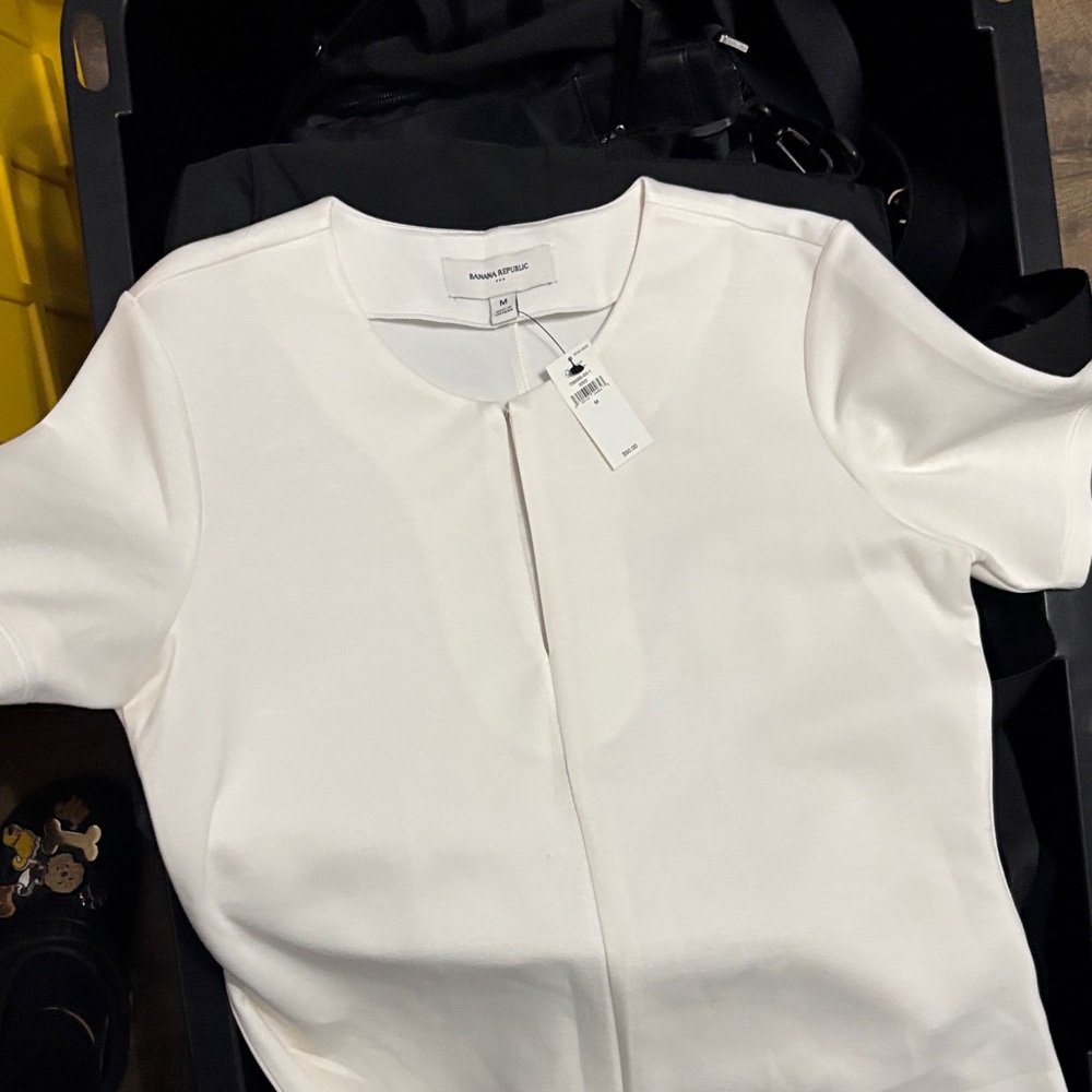 NWT Banana Republic Elegant Cream Blouse